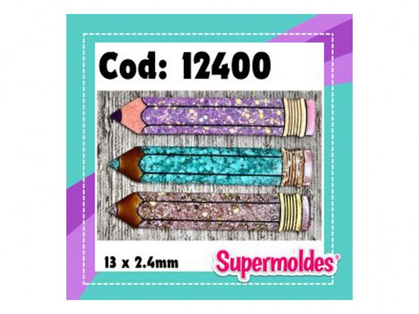 MOLDES SILICONA LAPIZ/SEÑALADOR 13x2.4x3mm