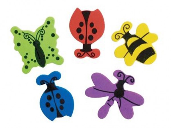 GOMA EVA FORMAS ANIMALITOS x120pcs