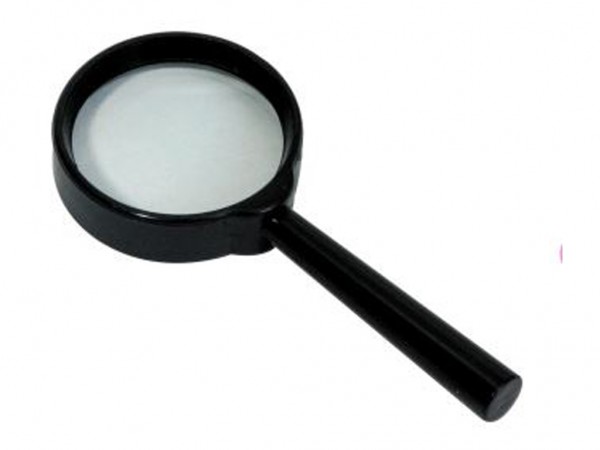 LUPA DE CRISTAL ARO PLASTICO 40mm