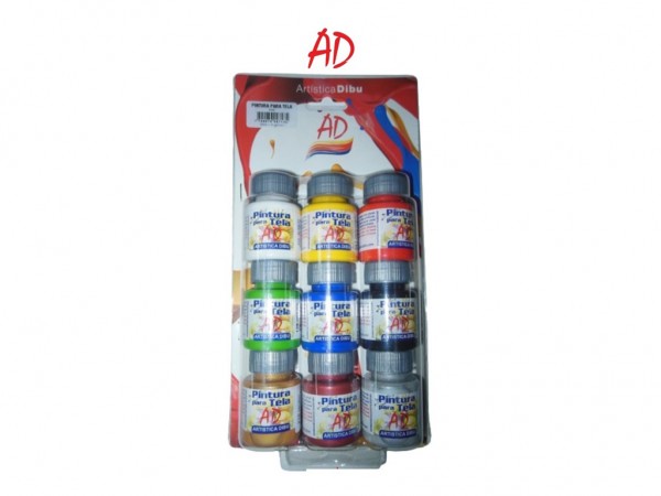 BLISTER AD PINTURAS TELA MIX 9x40cm