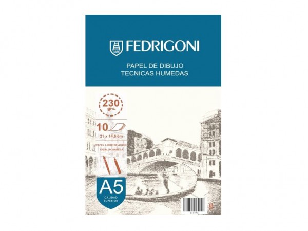 BLOCK ACUARELA 230g A5 10H