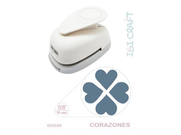 PERFORADORA IBI 17mm 3/4´´ 4 CORAZONES