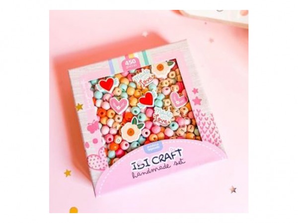 SET PARA ARMAR CORAZON 450 CUENTAS MADER