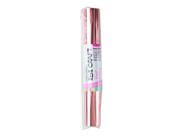 FOIL ART P/LAPIZ TERMICO ORO ROSA 0.15x3