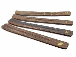 PORTA SAHUMERIOS MADERA FORMAS VARIAS