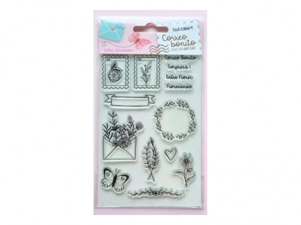 SELLOS SILICONADO CRISTAL 4X6 CORREO BON