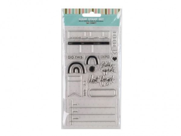 SELLOS SILICONADO CRISTAL 3x7cm ORGANIZE