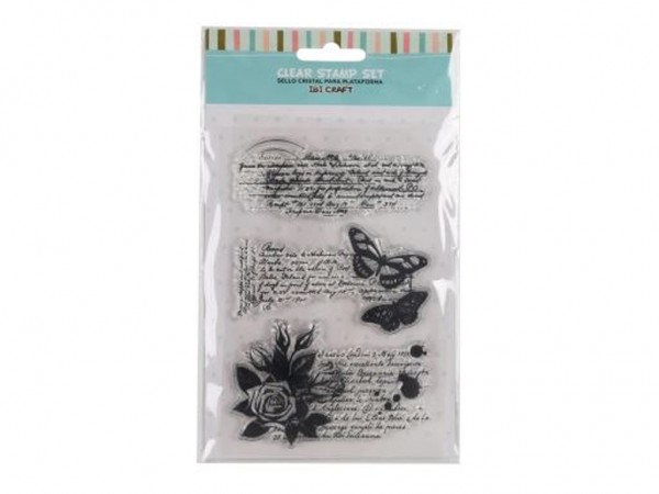 SELLOS SILICONADO CRISTAL 4X5 BUTTERFLY