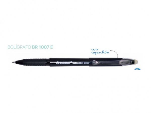 BOLIGRAFO BORRABLE GEL NEGRO 0.7mm