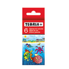 LAPICES TEORIA COLOR CORTOS x6