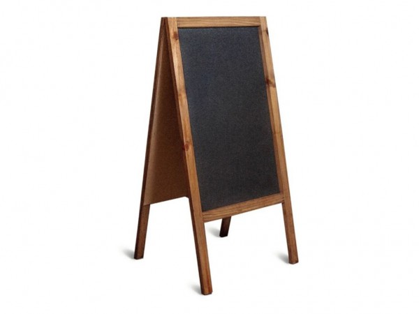 PIZARRON DOBLE FAZ 46x80cm PARA TIZA