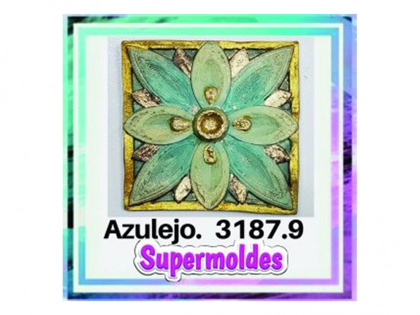 MOLDES RESINA AZULEJOS 6x6cm