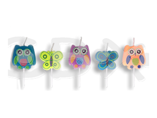 VELA INFANTIL X 5 MARIP Y BUHO