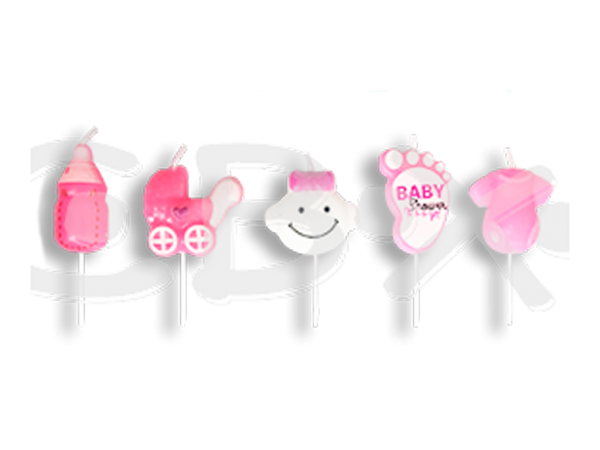 VELA INFANTIL X 5 UNID BABY