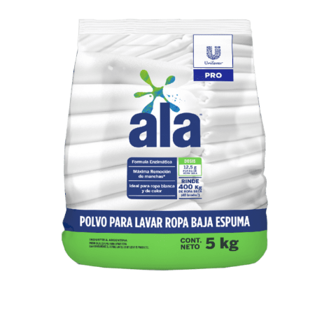 JABON EN POLVO BAJA ESPUMA ALA 5KG