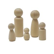 MUÑECOS MADERA NENE 5cm ALTO