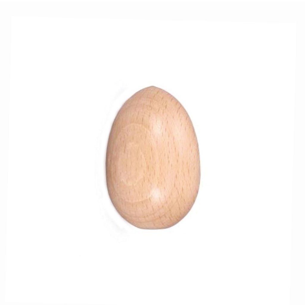 HUEVO MADERA TORNEADA 6cm ALTO