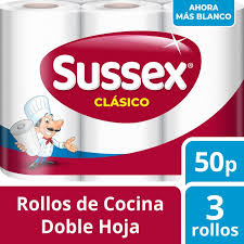 ROLLO COCINA SUSSEX CLASICO 3x50 150 PAÑOS