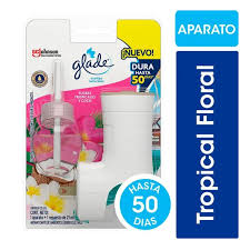 GLADE ACEITE FULL FLORES TROPICALES APARATO+REPUESTO
