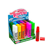 TEMPERAS SOLIDAS EXPOSITOR x24 unid