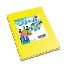 CUADERNO FORRADO 50H AMARILLO RAYADO