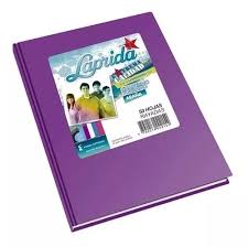 CUADERNO LAPRIDA FORRADO 50H LILA RAYADO