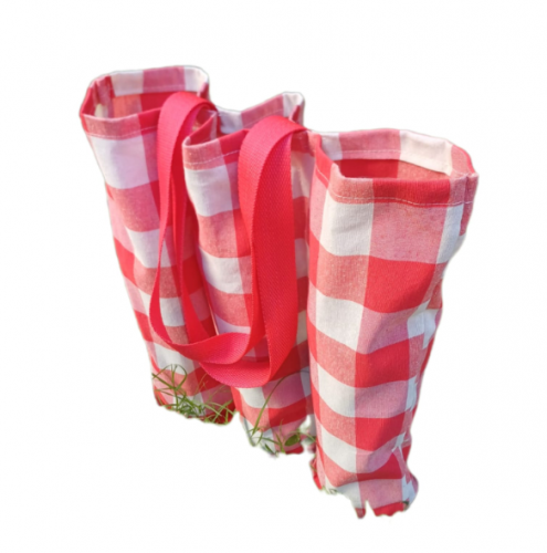 BOLSO PORTA BOTELLAS x3 ESTAMPADO