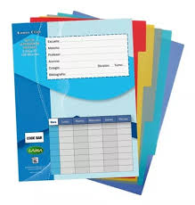 SEPARADOR P/CARPETAS ESCOLAR N3 5 POS