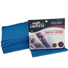 PAÑO MICROFIBRA CRISTALES Y ESPEJOS 30x35cm LAFFITTE