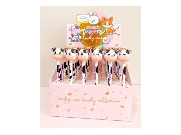 BOLIGRAFO TWEENY BORRABLE VAQUITA