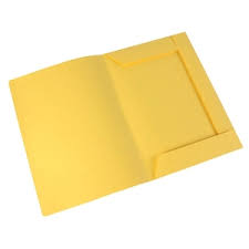 CARPETA OFICIO CART 3 SOLAPAS 180g CREMA