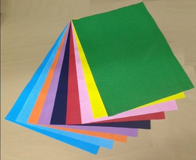 PAPEL FELPA 45x65cm AZUL