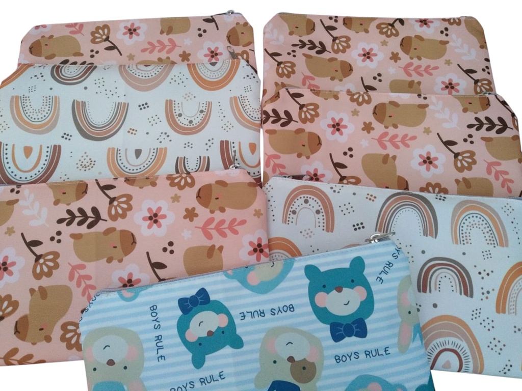 NECESER C/CIERRE 30x25cm TELA CORDURA