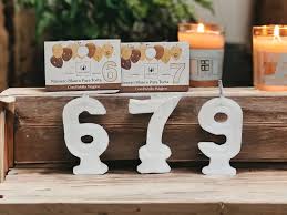 NUMEROS VELA PARA CUMPLE BLANCO C/U