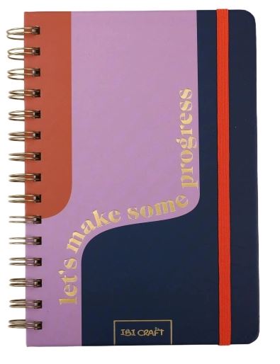 CUADERNO ESPIRAL SPIRIT 60h+STICKERS 14x20cm