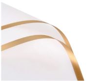 PAPEL COREANO 57x57cm ESMERILADO+BORDE ORO