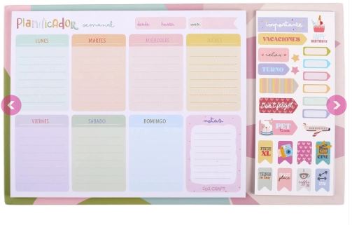 PLANIFICADOR SPIRIT 52H + STICKERS 70x165mm