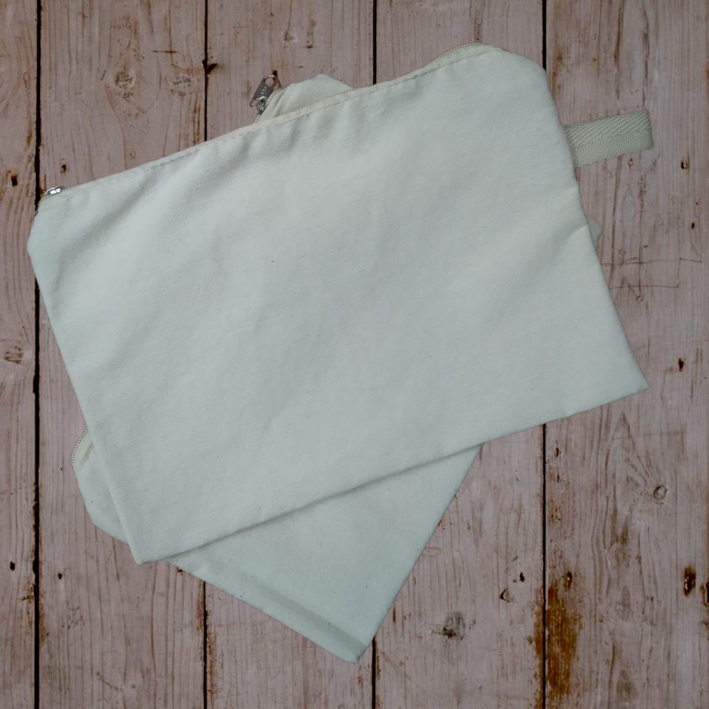 BOLSA CON CIERRE 20x30cm LIENZO