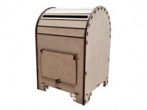 BUZON MADERA 20x32x20cm - 5mm