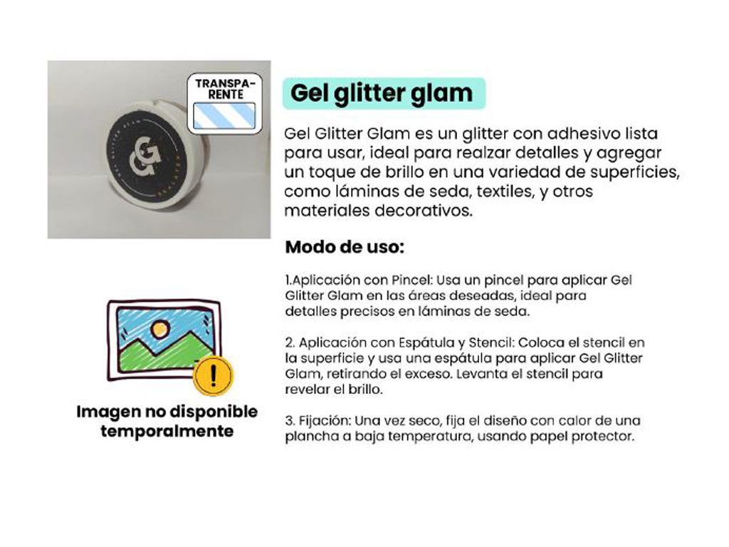 GEL GLITTER GLAM 70g MULTISUPERFICIE