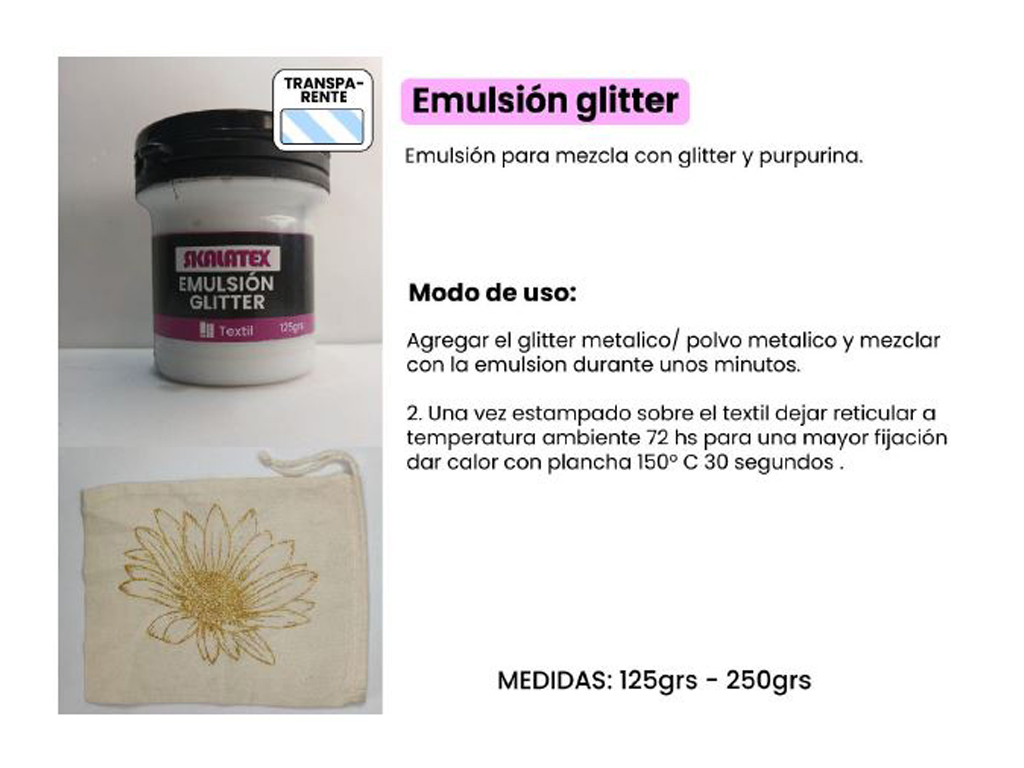 EMULSION GLITTER x125cc