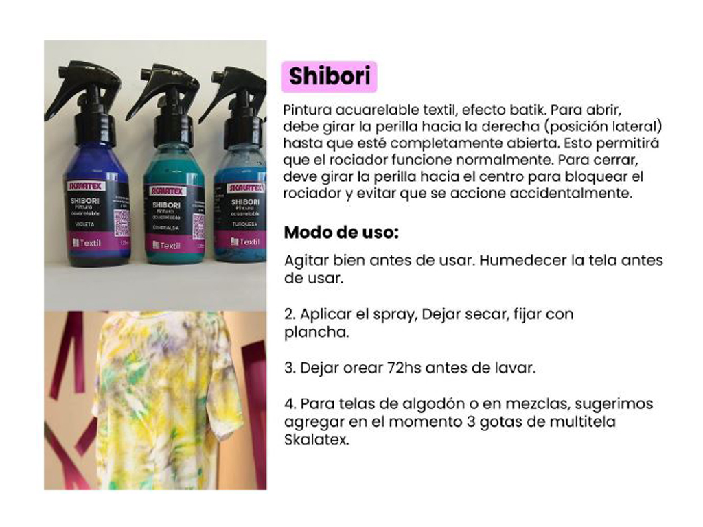 SHIBORI SPRAY 60cc COLOR