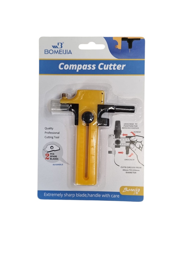 COMPAS CON CUTTER EN BLISTER