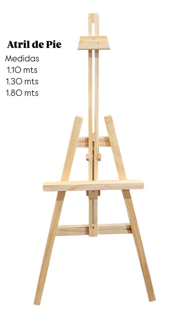 ATRIL DE PIE PINO 110cm ALTO