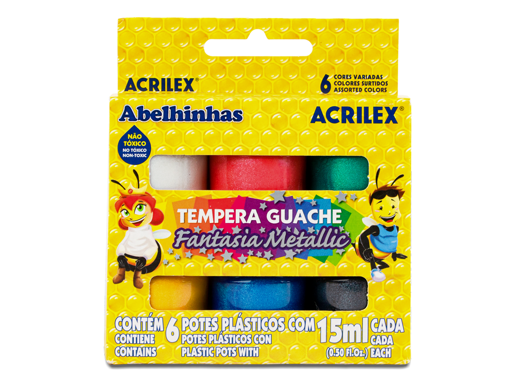 TEMPERAS METALICAS  COLORES 15 ml