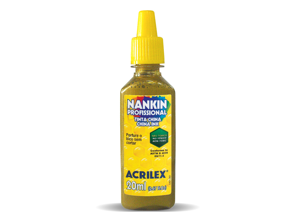 TINTA CHINA 20 ml ACRILEX ORO