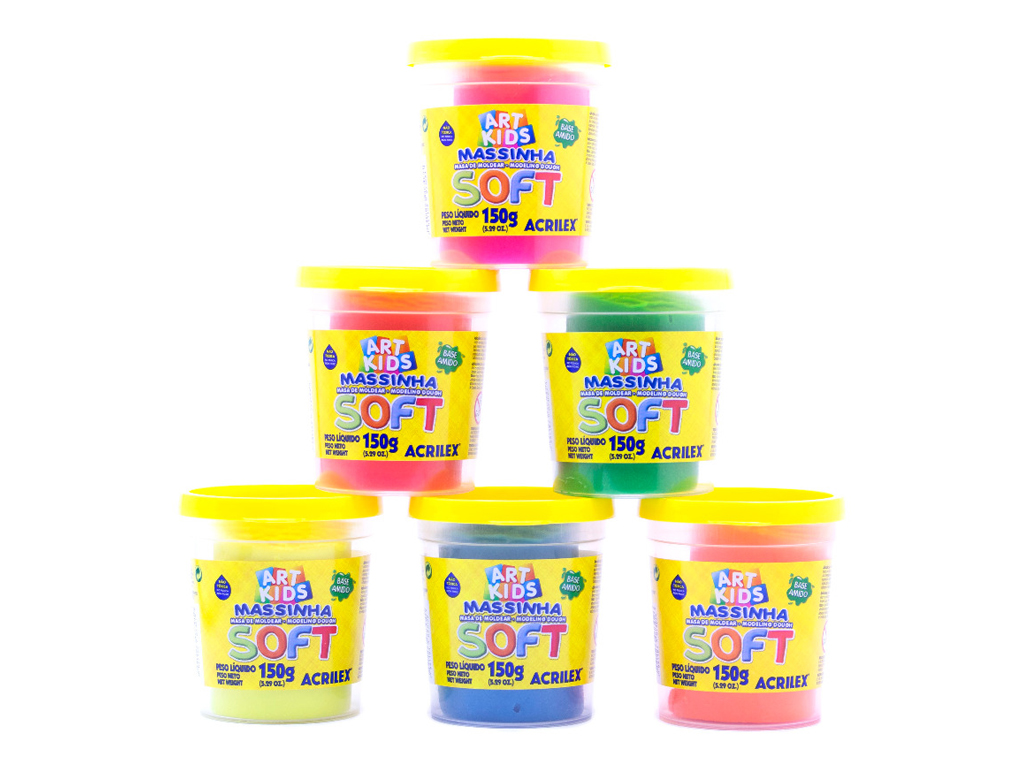 MASA PARA MODELAR SOFT 150 grs LILA BEBE