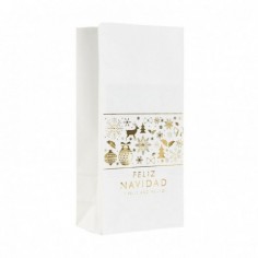 BOLSAS COTILLON FELIZ NAVIDAD x10
