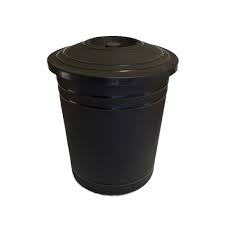 [PL300] CESTO CON TAPA 8LTS COLOR