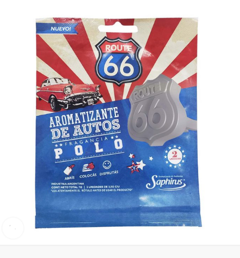 [POLO] AROMATIZANTE AUTO "ROUTE 66" POLO